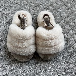 UGG kids fluff yeah slides
